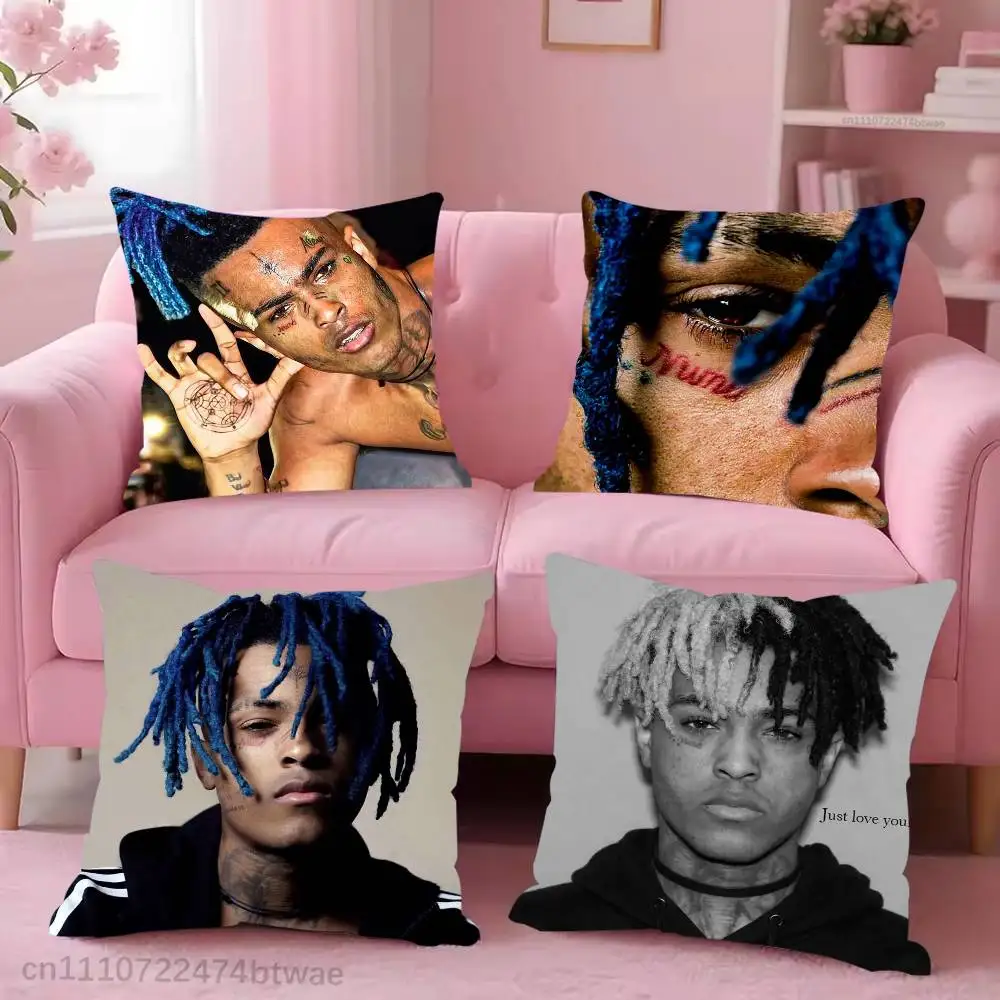 X-XxxtentacionS Pillow Case For Sofa Bedroom Living Room Plush Cushion Cover Decorations and Protector