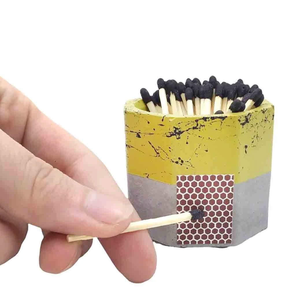 Matchstick Striker Sticker DIY Rectangle Adhesive Matches Skin Flame Paper Phosphorus Sheet DIY Aromatherapy Candle Accessories