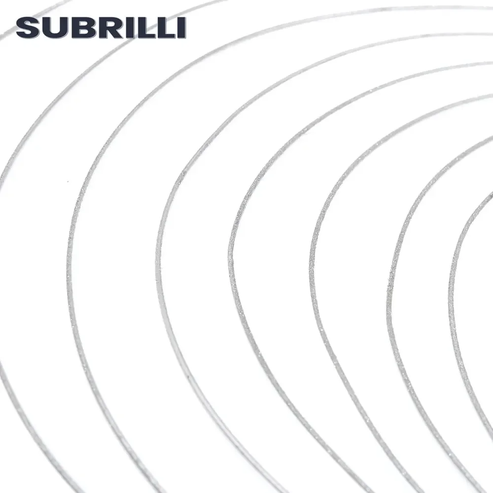 SUBRILLI 0.6mm Multi-Purpose Diamond Wire Saw Blade Diamond Electroplating Cutting Wire Cutter Jewelry For Stone Glass Metal