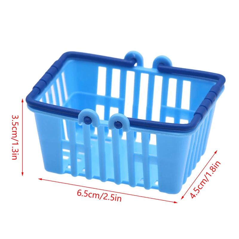 5 pièces 1:12 jouet maison de poupée accessoires maison de poupée Miniature supermarché panier alimentaire panier modèle cuisine décor