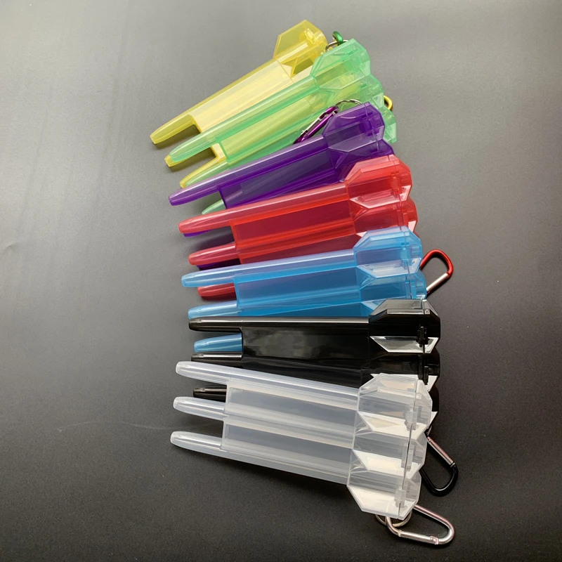 1Pc Dart Box Portable Transparent Darts ABS Dart Box Key Lock Buckle Integrated Universal Dart Box Suitable for Most Darts