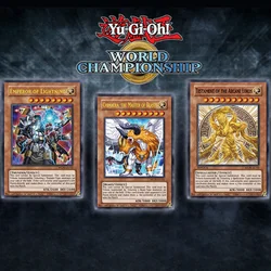 3Pcs/Set Yugioh Cards The 5th WCS World Championship 2007 Emperor Of Lightning Self Made Anime Game Collection DIY Flash Cards