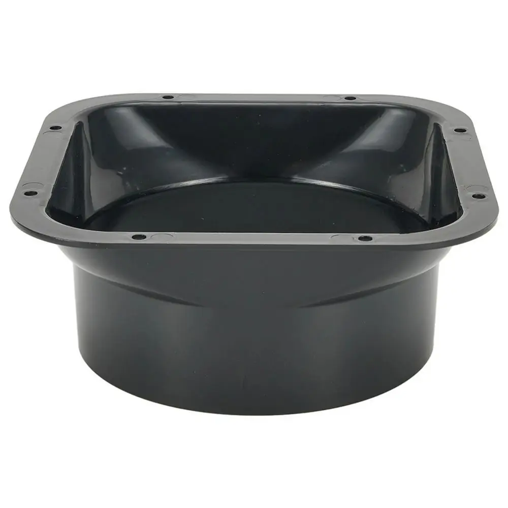 

Household Accessories ABS Wall Flange Connector Black 100-300MM Exhaust Pipe Connector Air Ducting Connection Ventilation Pipe