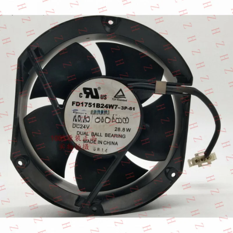 P+ Original Inverter Silent Cooling Fan FD1751B24W7-3P-61 24V 28,8 W 17 CM