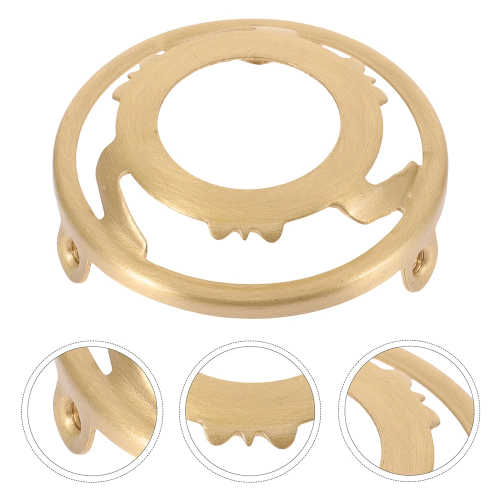 

Pure Copper E14 Lamp Holder 62Mm Triangular Bracket Reverse Mouth Shade Clip for Table Floor Lamp Repair DIY Fixture Parts