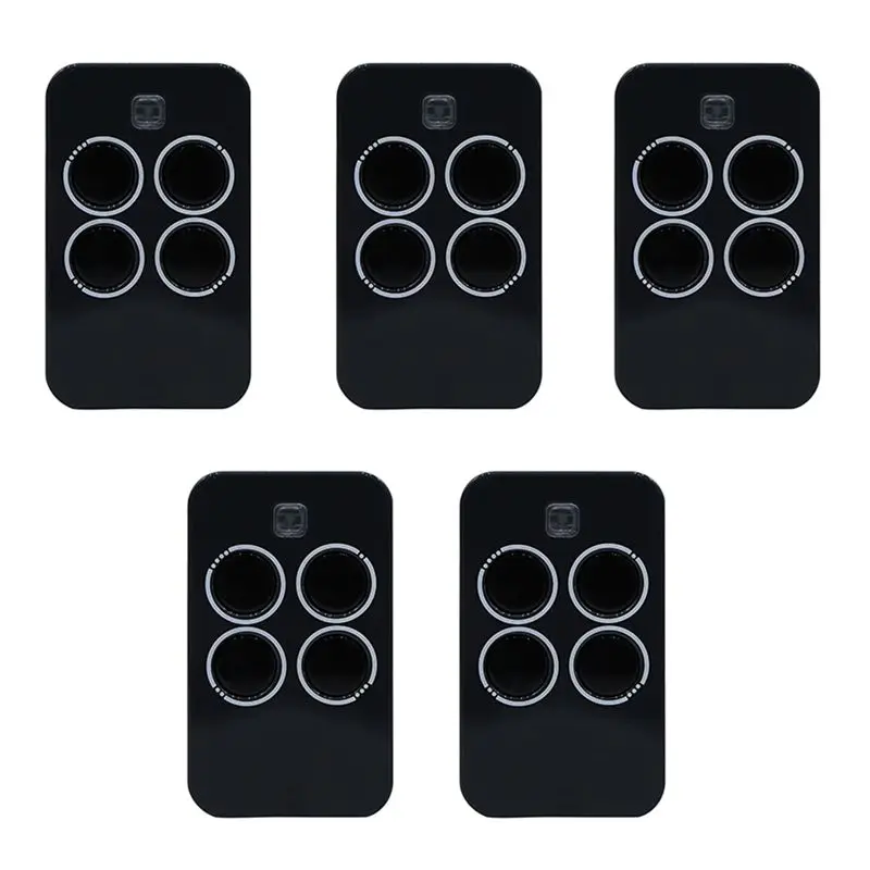 

ABZW Garage Door Remote Control 5Pcs Set For FAAC For XT4 433 RC 433Mhz Rolling Code Models 787452 787454