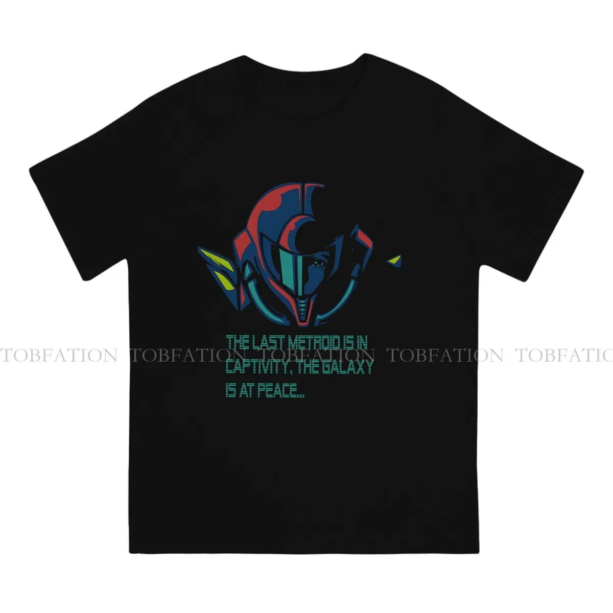 Super Metroid Game TShirt for Men DEBRIEFING Humor Leisure Sweatshirts T Shirt 100% Cotton New Design Loose