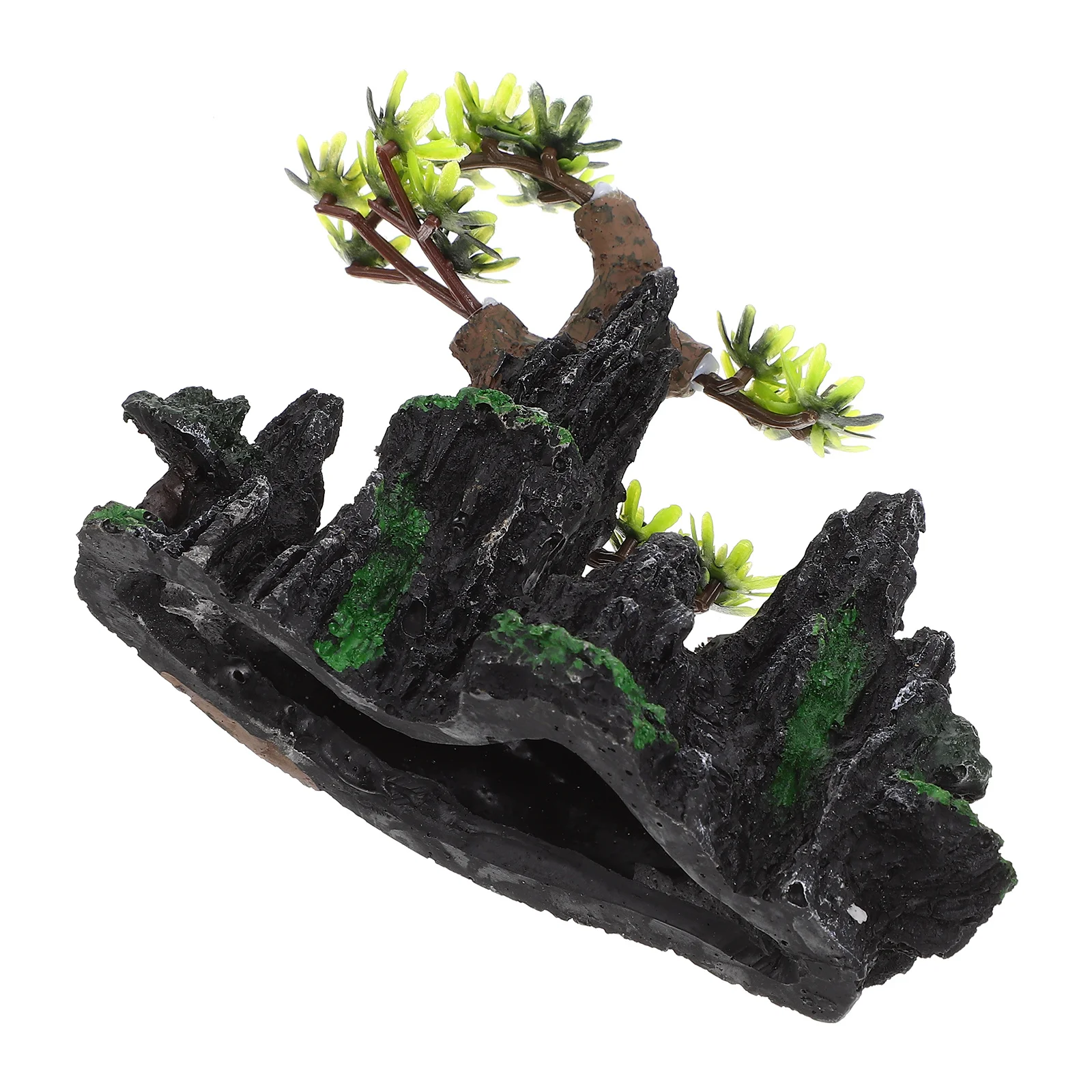 

Resin Aquarium Rockery Decoration Fish Tank Landscape Ornament Natural Scenery Decorative Craft Fish Tank Adornment