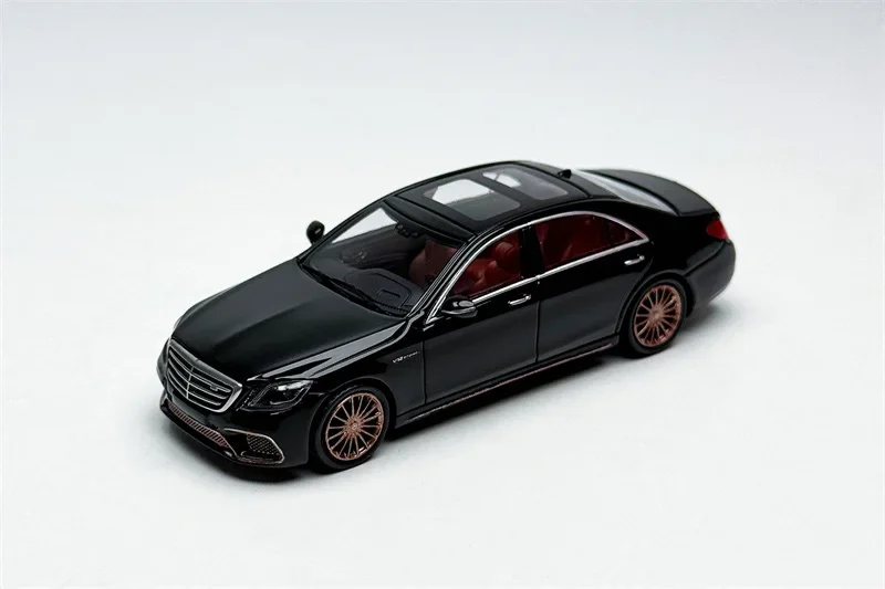 **Pre-Order** KING MODEL 1:64 S65L W222 final edition Black limited1999 Diecast Model Car