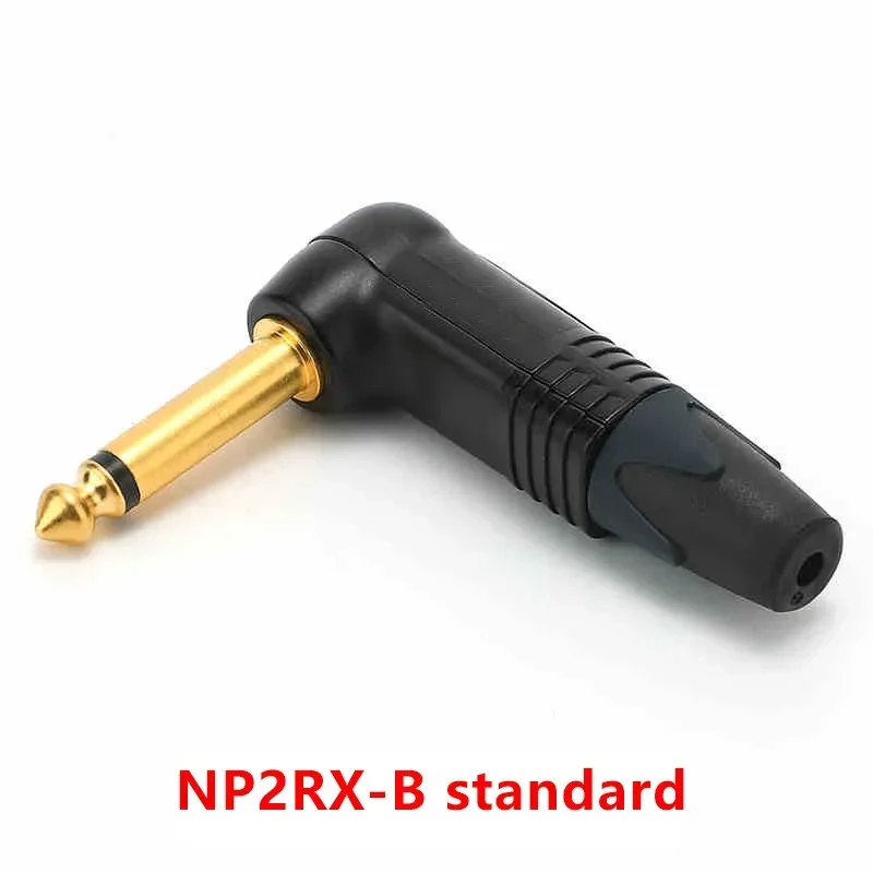 

6.35mm Jack 3Poles Stereo 1/4 Inch 6.3mm Male Plug Soldering Wire Connectors Gold Plated Brass Microphone Plug Connector