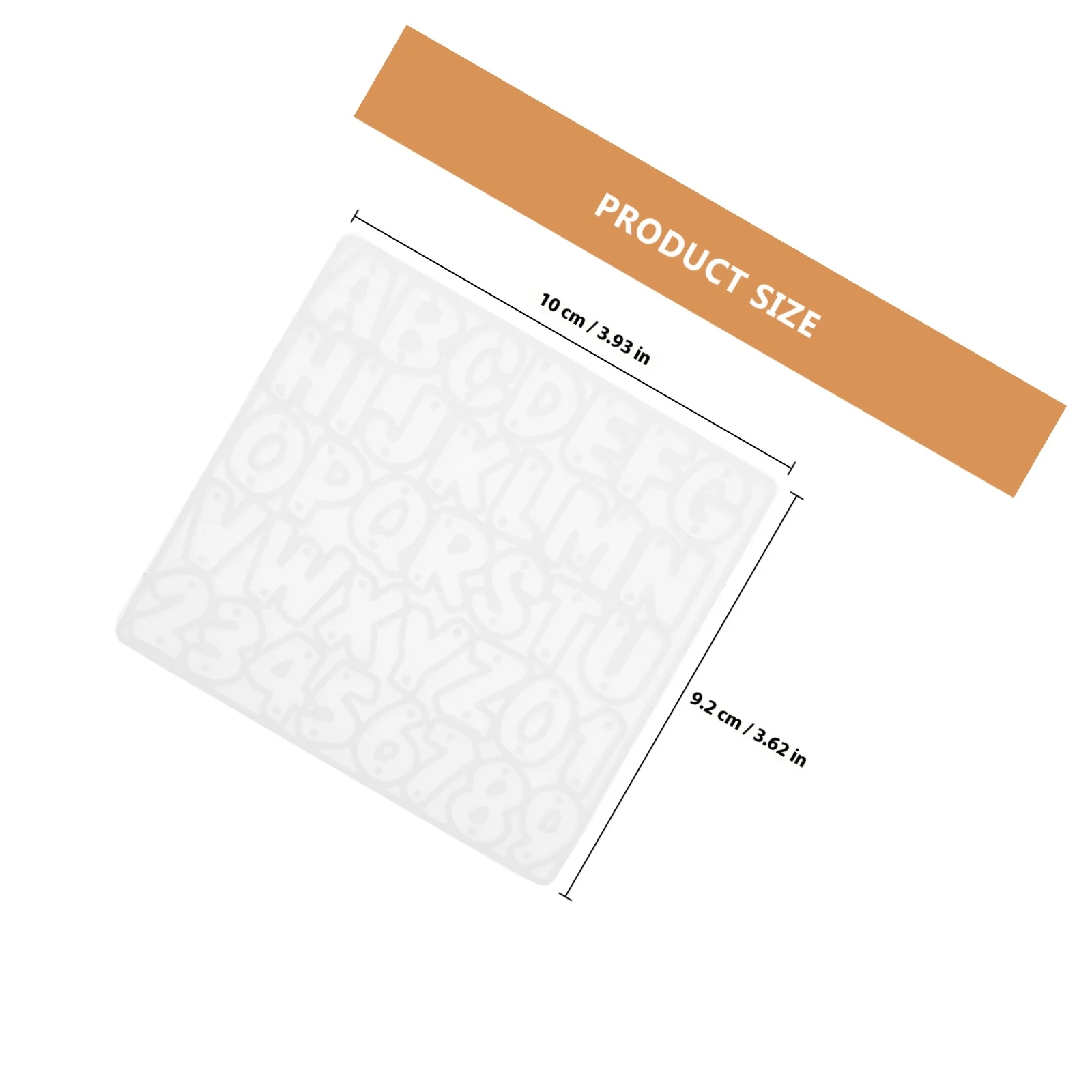 قالب سيليكون للحروف الأبجدية والأرقام، قالب إيبوكسي مرن قابل لإعادة الاستخدام لصنع المجوهرات والأقراط المعلقة المصنوعة يدويًا #6