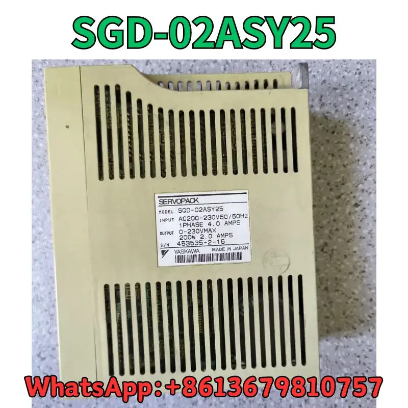 Used Drive SGD-02ASY25 test OK Fast Shipping