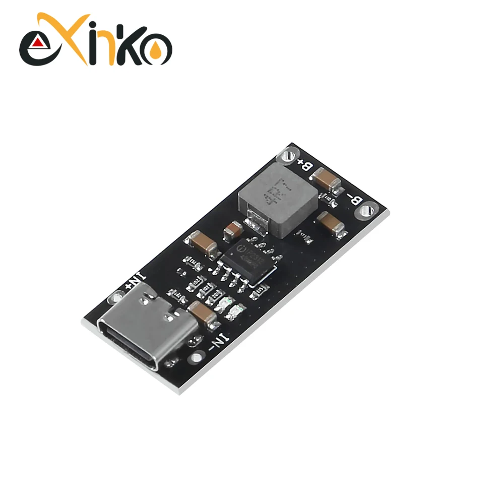 5/10pcs Type C USB Input High Current 3A Polymer Ternary Lithium Battery Quick Fast Charging Board IP2312 CC/CV Mode 5V To 4.2V