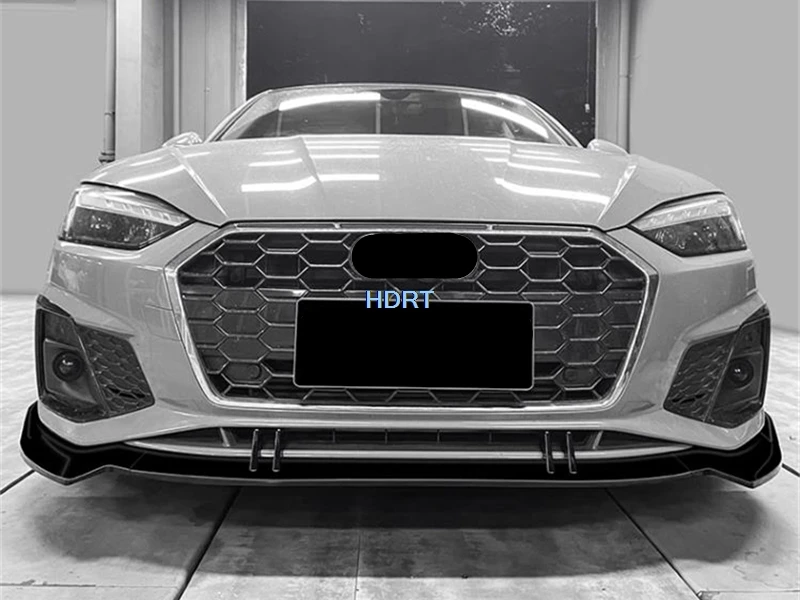 Car Front Shovel Racing Grille Bumper Tail Wing Spoiler Fog Light Rear Lip Reverse Mirror Handle Bowl Kit For Audi A5/S5 2021 +