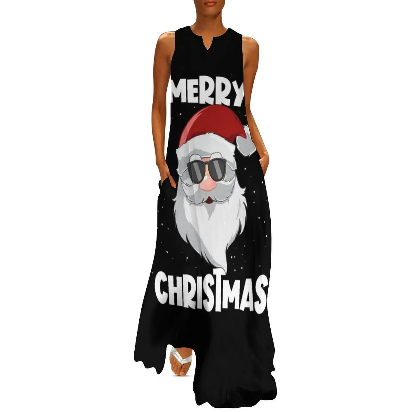 Merry Christmas Santa Claus Merry Christmas Gear Long Dress prom dresses dresses for woman 2025 Women's dresses