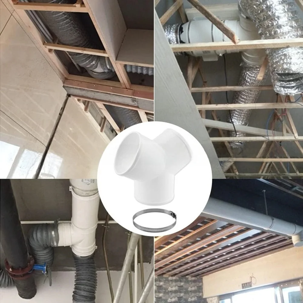 Noise Reduction Air Duct Hvac System Plastic Duct Connector Flexible Connection Design Leak Free Sealing Tool Free Assembly