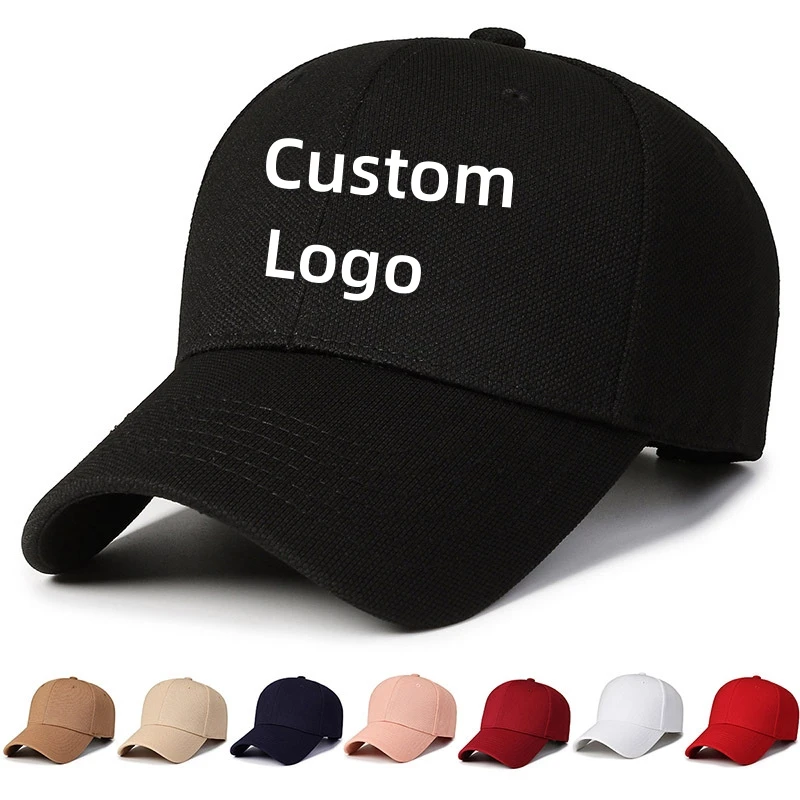 Pineapple Cloth Baseball Cap Men Casuan Sport Hat Women Solid Color Blank Snapnack Caps Custom Logo Sun Visor Classic Dad Hats