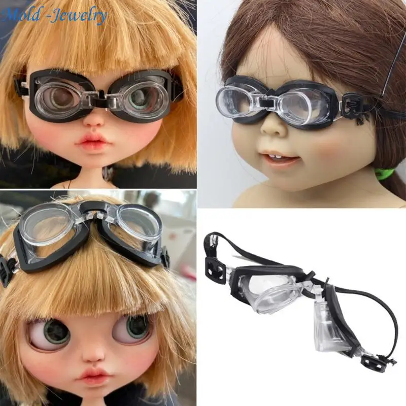 

69HB Doll Photo Props Goggle Model Tiny Underwater Goggles Kids Swim Goggles DIY