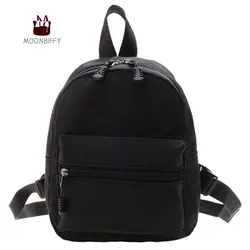 Mini mochila de nailon para mujer, bolso de viaje pequeño, mochila escolar de estilo coreano para adolescentes y niñas