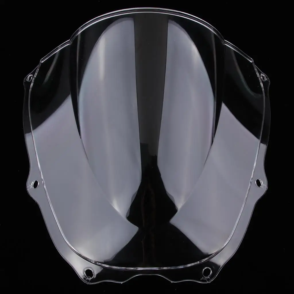 Motorcycle Large 31 x 32cm Windshield for Honda VTR1000 2000-2006 Smoke/Clear