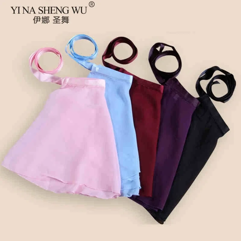 1 قطعة فتاة الباليه توتو يوتار تنورة المهنية الرقص الشيفون الباليه توتو تنورة الأطفال الكبار توتو الباليه ممارسة الرقص تنورة #5
