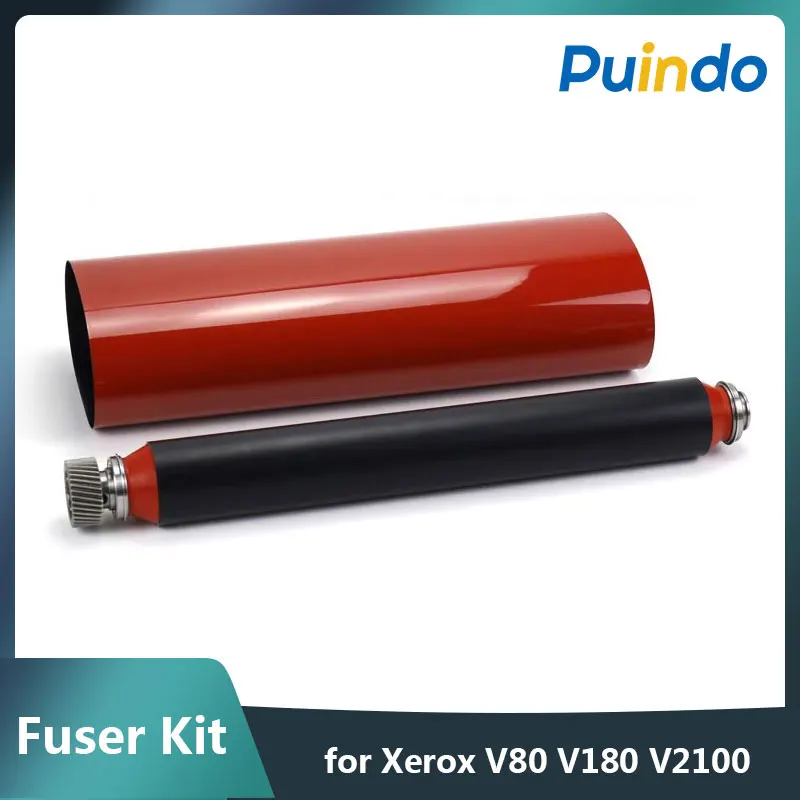 1SET Fuser Film Lower Fuser Roller for Xerox V80 V180 V2100 V3100