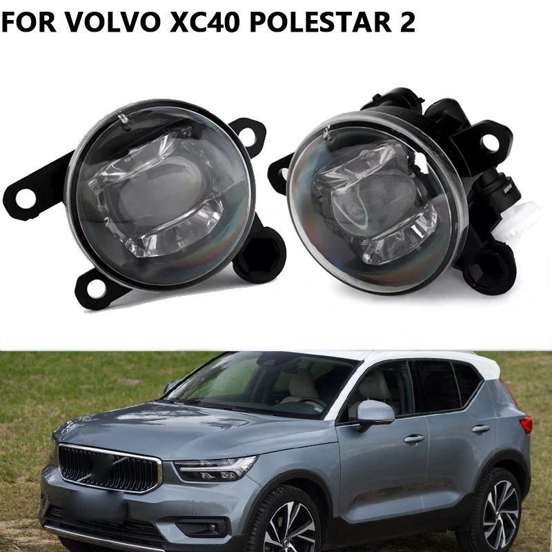 Car Fog Light Signal Lamp For Volvo XC40 POLESTAR 2 Front Bumper Daytime Running Light Fog Lamp Brake Lights 316889174 31689175