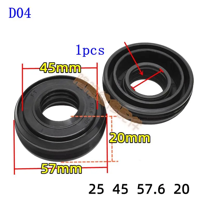 washing machine Water seal 25 45 57.6 20 Oil seal Sealing ring parts