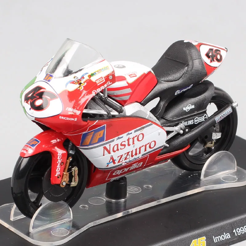 Schaal 1/18 Aprilia RSW250 Wereldkampioenschap 1999 Imola 1998 Test Jerez 1997 GP Racing Motorcycle Moto Diecasts Toy Model Bike