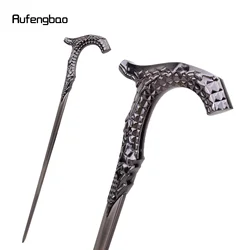 Sliver Luxury Stick Aluminum Alloy Single Joint Walking Stick Cane Decorative Cospaly Party Halloween Steampunk Crosier 90cm