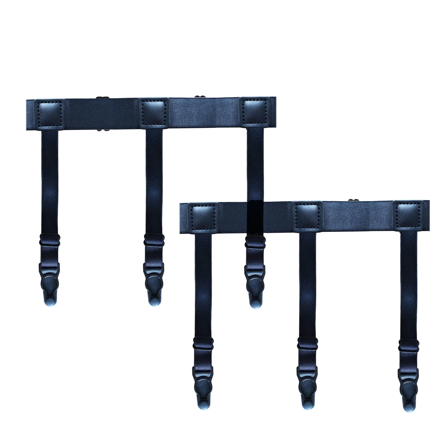 Комплект из 2 шт., рубашка с пуговицами тыквы, подол с фиксированным зажимом, мужская бесшовная рубашка с артефактом, топ, выпрямляющий против морщин, противоскользящий регулируемый пояс с подвязками