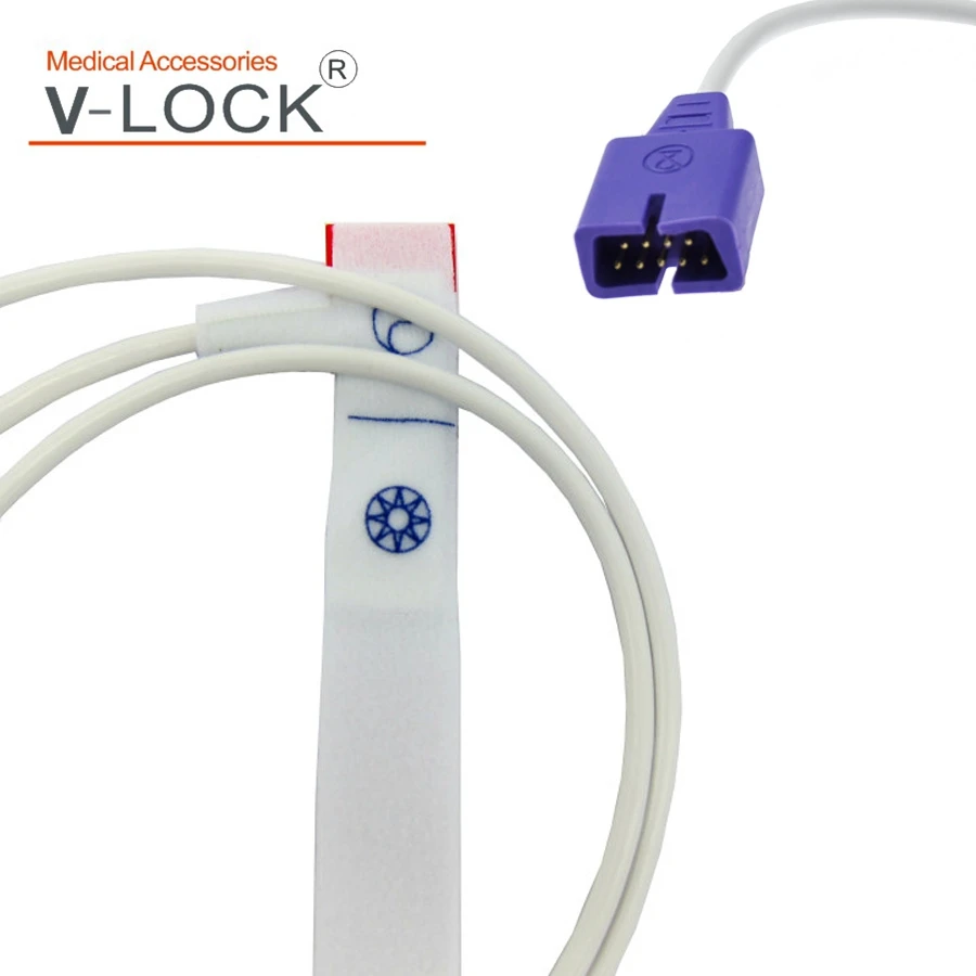 2024V-LOCK High Quality Disposable sensor with velvet tape style SIZE:Adult/Infant for NELLCOR W/OXIMAX