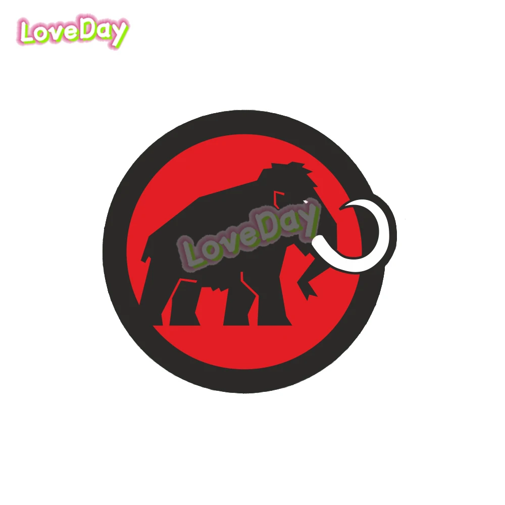 Racing Vinyl Car Sticker Decal Aufkleber Adesivi Autocollant Mammut Los Suaves Rock Music Animal Circular Decorative Sticker