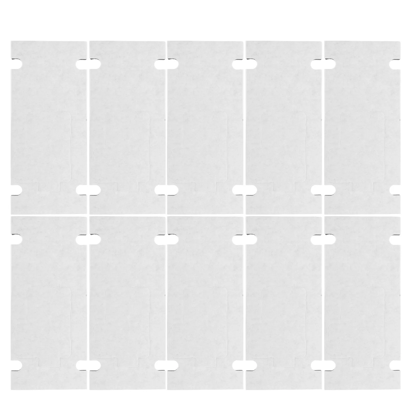 

10Pcs No-Drill Doorbell Holder Strong Adhesive Mount Self-Stick Tape for Apartment Office Wall Video Doorbell Rack