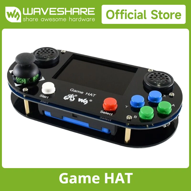 Waveshare Video Game Console for Raspberry Pi 3.5inch 480*320 IPS screen Acrylic material Supports Recalbox/Retropie