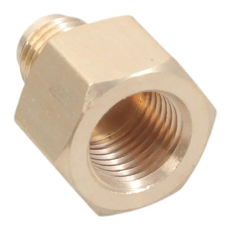Adaptadores regulador do sistema nitrogênio latão Adaptings 1/4 Adaptador condicionador SAE Cabeça conversão
