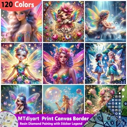 Fairy Girl Diamond Painting 120 Colors Reisin Sticker Legend Portrait Full Drill Embriodery Flower New Collection Art Decor Home