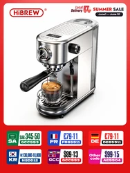 HiBREW 20Bar Semi Automatic Espresso Coffee Machine Temperature Adjustable Cold/Hot Super Slim Coffee Maker Cappuccino H10B