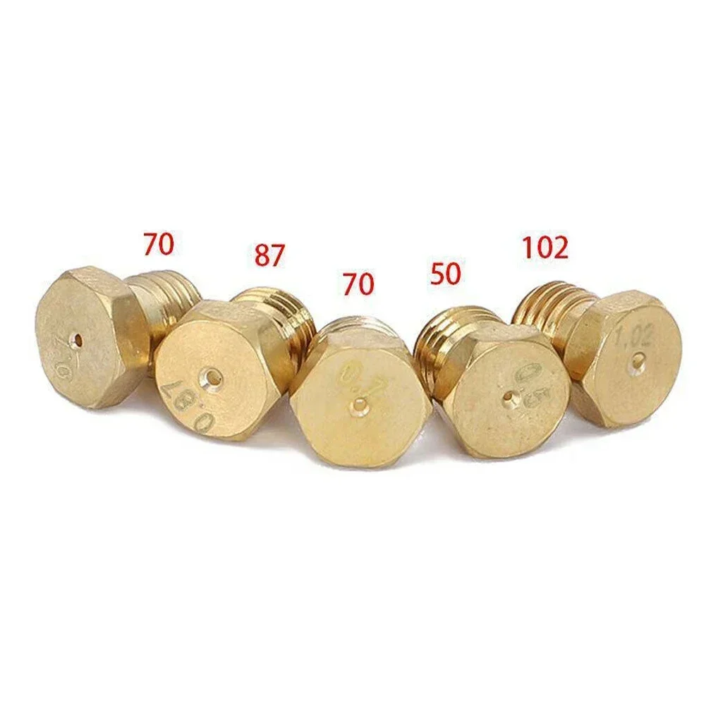 5pcs LPG Gas Jet Set Burner Gas Hob LPG Conversion Kit Nozzles Propane Injector For Power Tool Accessories