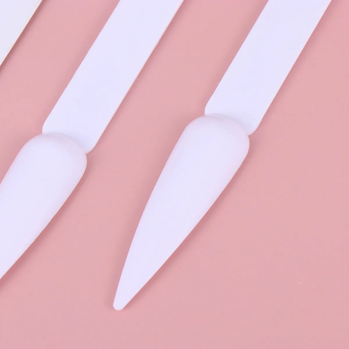 2Sets False Nail Art Display Plates Fan Shaped Transparent Nail Tips Polish Color Chart Practice Templates Polish Display Tips