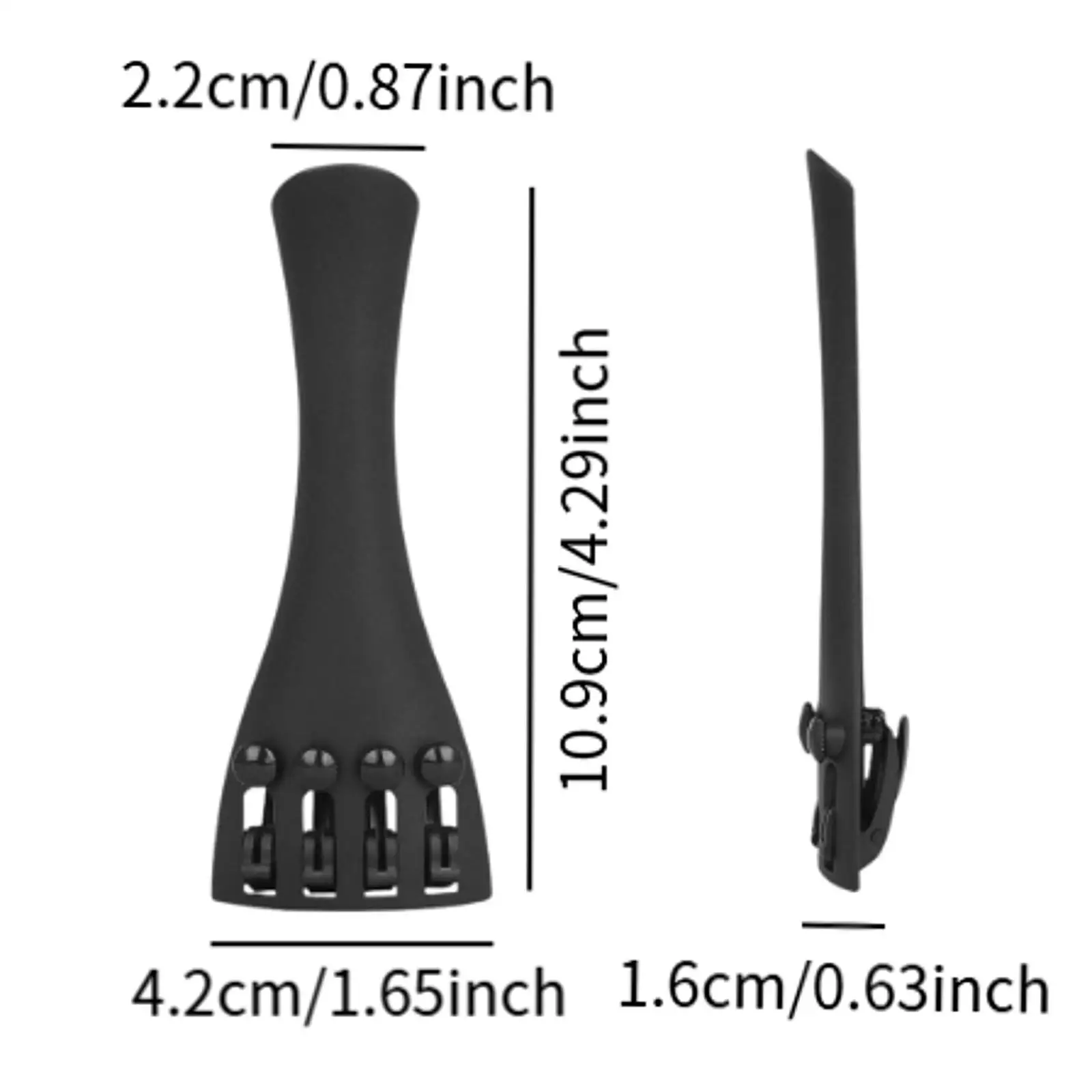 초보자용 경량 바이올린 테일피스, 스트링 악기 액세서리, 4/4