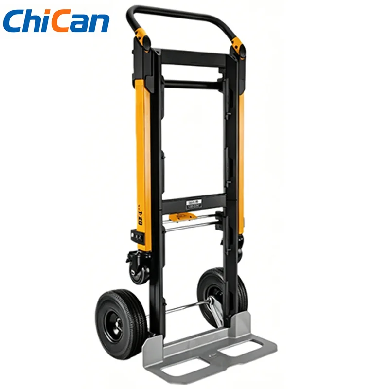 【Hot】2-in-1 Stackable Hand Truck | Heavy-Duty Multi-Purpose Hand Truck | TB-B1-T-20 Hand Truck 2-Wheel/4-Wheel Drive Selectable