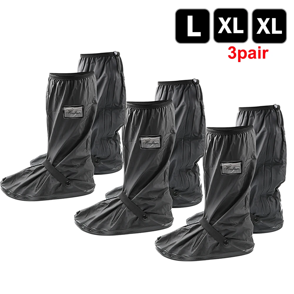 Wiederverwendbare Motorrad-Roller-Dirt-Bike-Regenschuh-Abdeckung, rutschfeste Stiefelüberzüge, Unisex-Fahrradschuh-Schutz für regnerischen, verschneite Tage