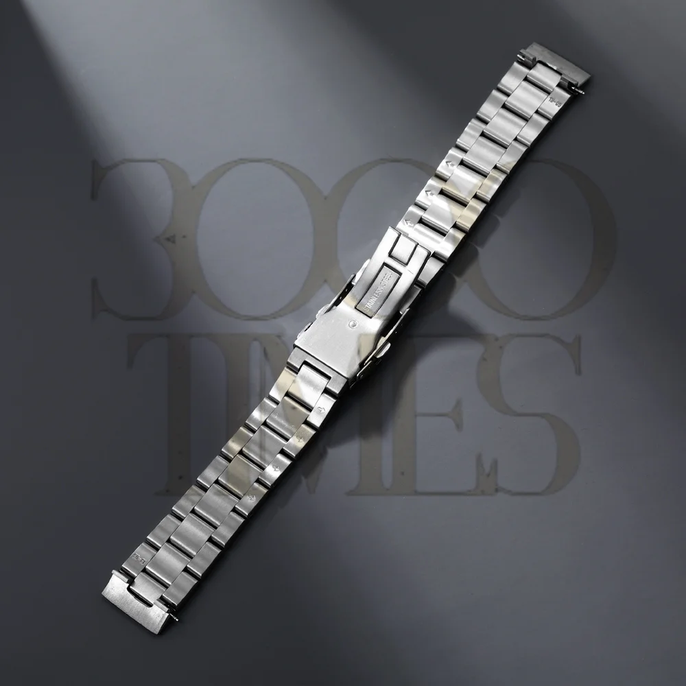 Mod Silver 20MM Stainless Steel Solid End Link Watch Strap Band Bracelet Fit For Seiko 6105 Watch