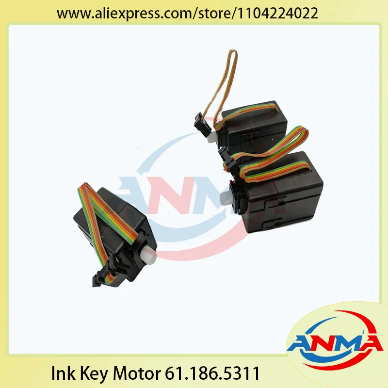 

Оптовая продажа, 5 шт., двигатель с чернильным ключом 61.186.5311 SM74 SM52 SM102, детали печатной машины, двигатель с чернильным ключом Heidelberg 12 В 61.186.5311/03