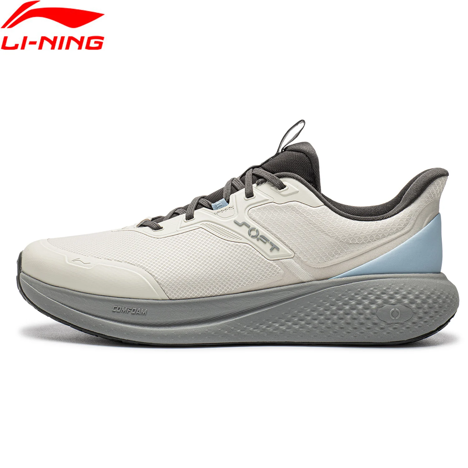 Li-Ning Men's SOFT GO 3 V4 Lifestyle Shoes COMFOAM Water Repellent Breathable Shoes LiNing Trendy Casual Shoes AGLW161