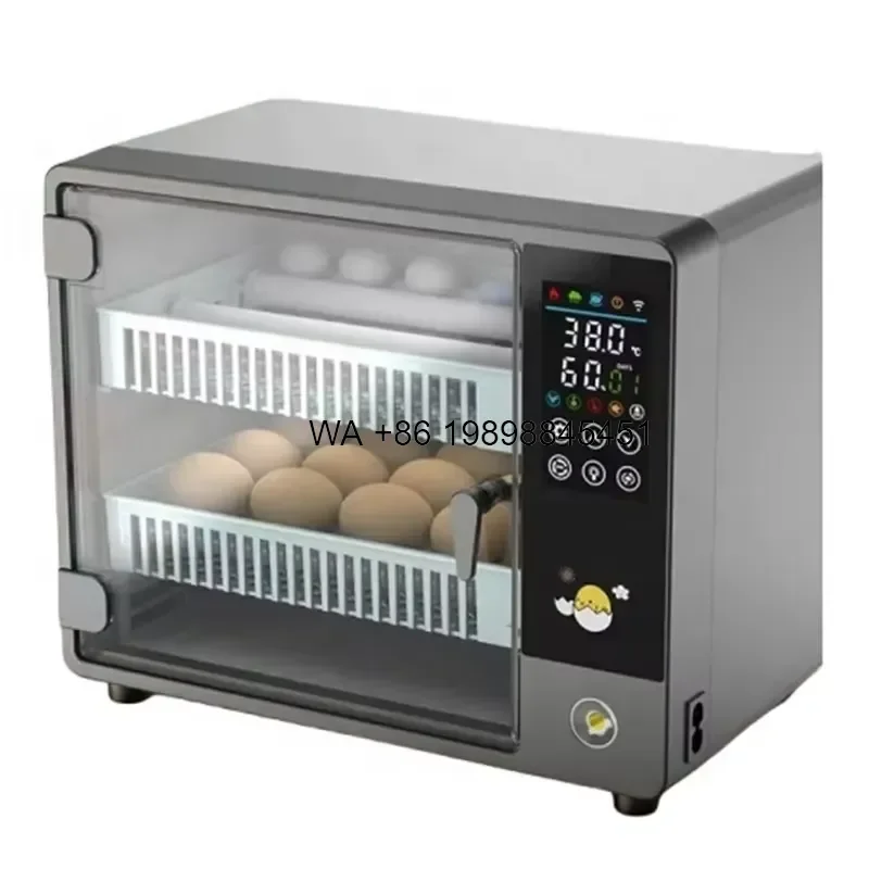 Wmwmnu Newest Fully Automatic Mini Egg Incubator 24 Egg Capacity Dual Power Stylish Design