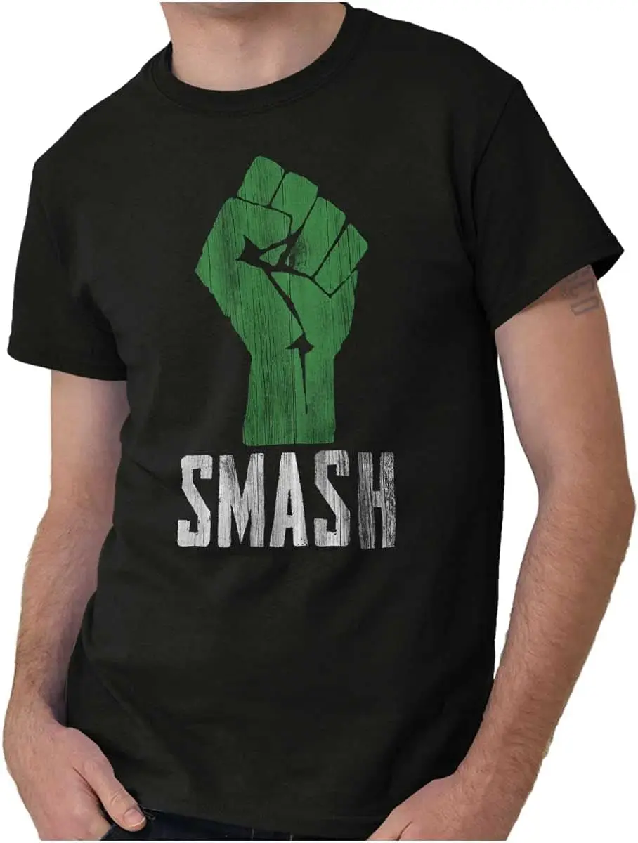 Brisco Brands Smash Angry Out of Control Superhero  Tees High Quality 100%Cotton Short Sleeve