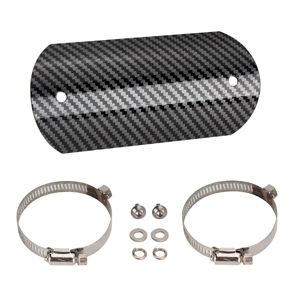 Motorcycle Exhaust Modify Stainless Protector Heat Shield Cover Guard Anti-scalding Cover