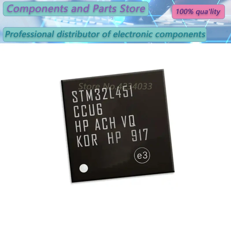 1PCS  STM32L451CCU6  STM32L451CCU  STM32L451C  QFN48  NEW100%  STM3 2L451CCU6